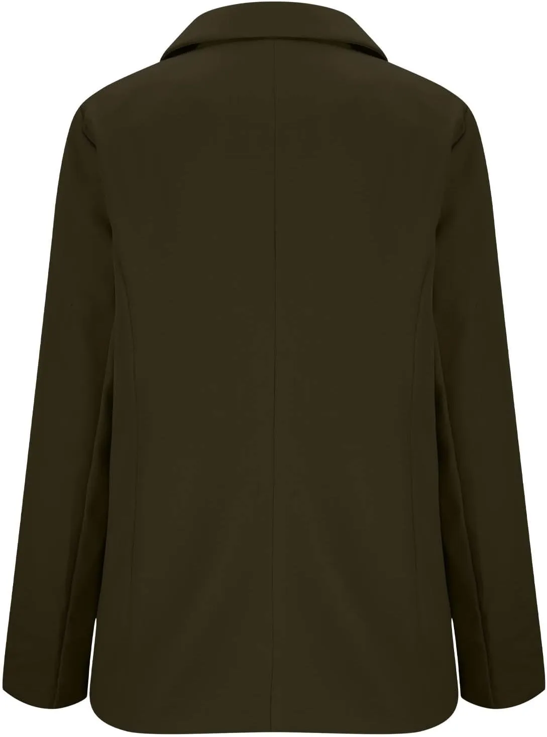 2024 Fall Fashion Blazers Womens Casual Long Sleeve Cardigan Jackets Lapel Open Front Business Work Suit Outerwear