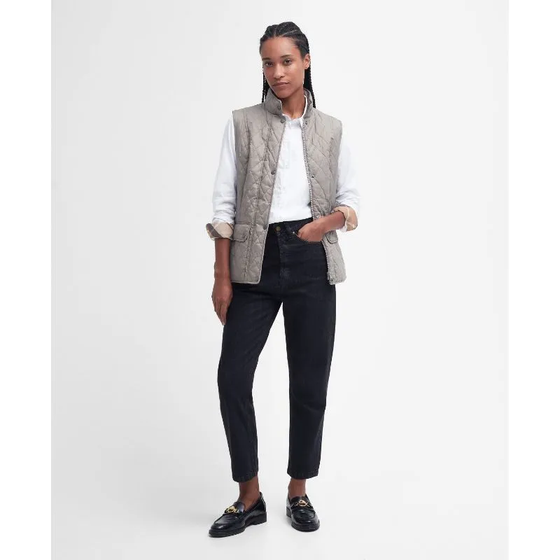 Barbour Derwent Ladies Shirt - White/Primrose Hessian