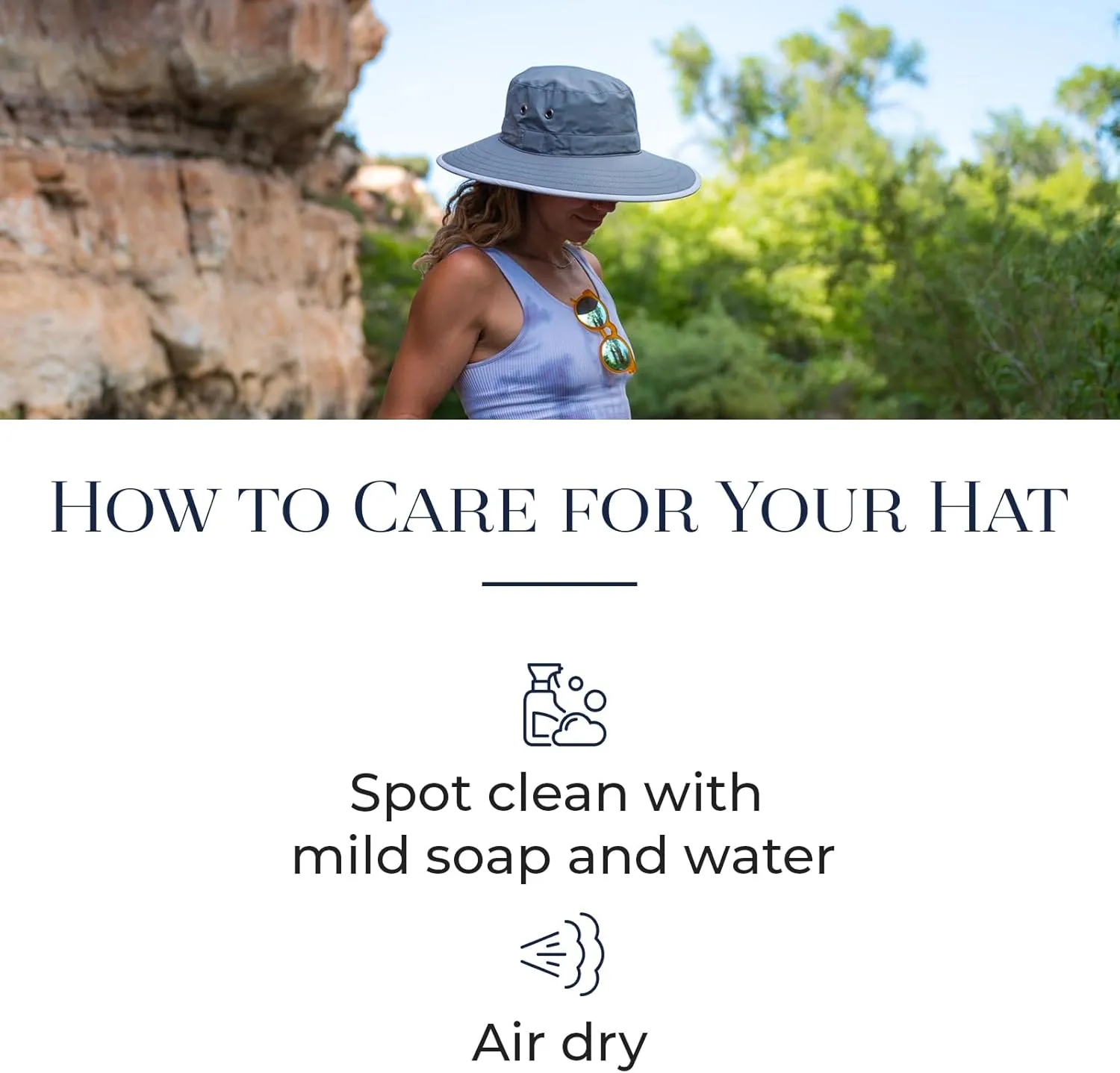 CARKELLA by Wallaroo – Men’s Tahoe Sun Hat – UPF 50  Sun Protection, Wide Brim, Packable, Chin Strap and Adjustable Sizing