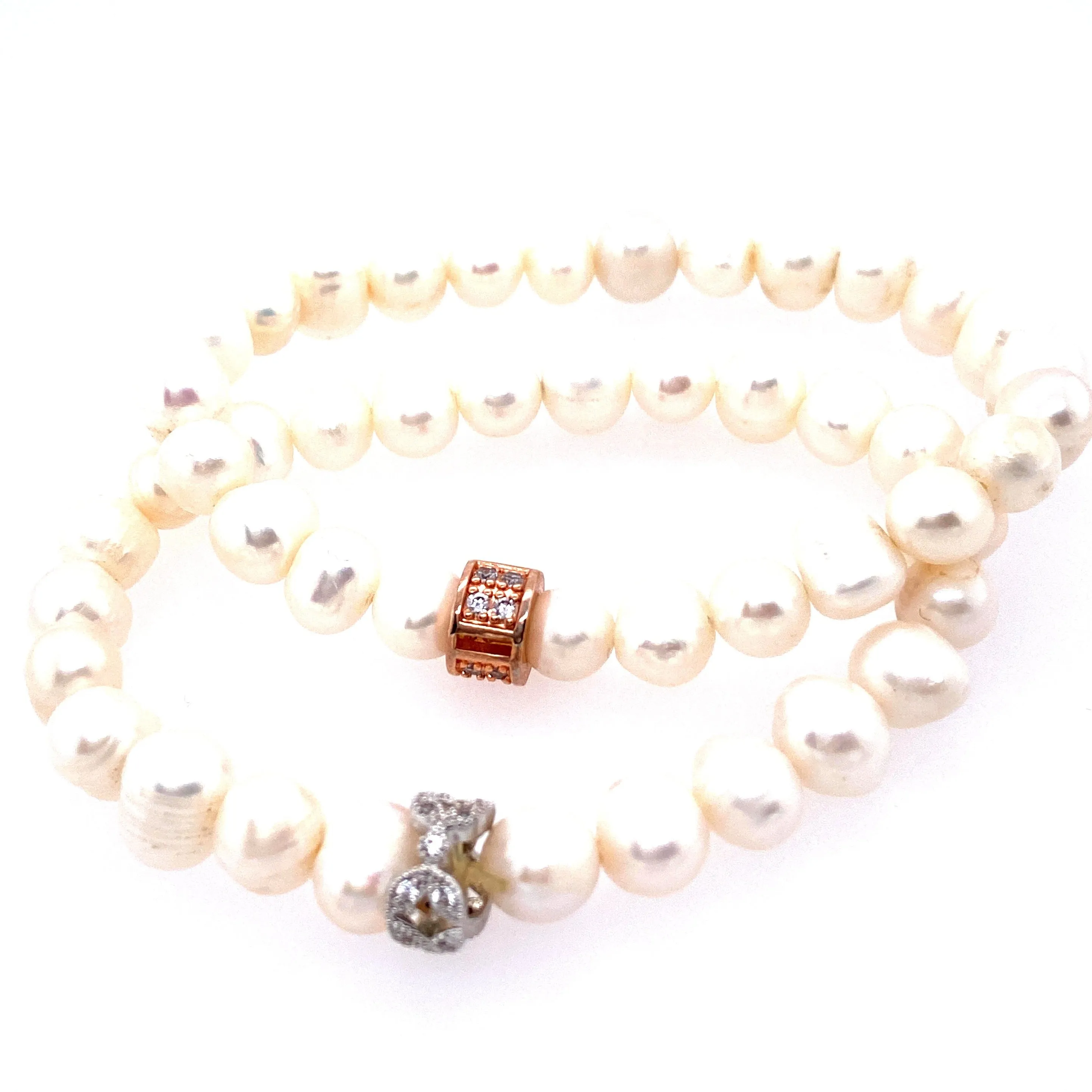 Freshwater Pearl Stretch Bracelet Set