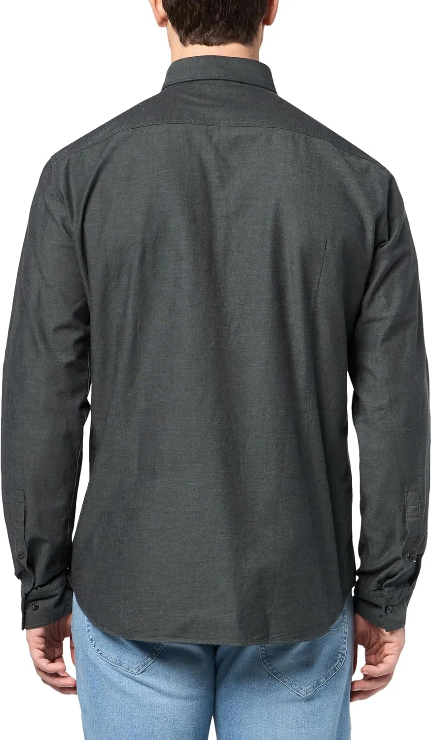 HUGO Men's Slim Fit Long Sleeve Oxford Button Down Shirt
