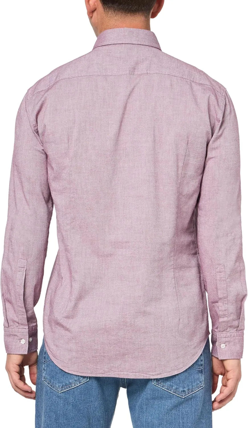 HUGO Men's Slim Fit Long Sleeve Oxford Button Down Shirt