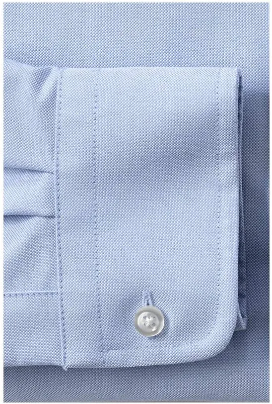 Lands' End School Uniform Men's Long Sleeve Oxford Dress Shirt