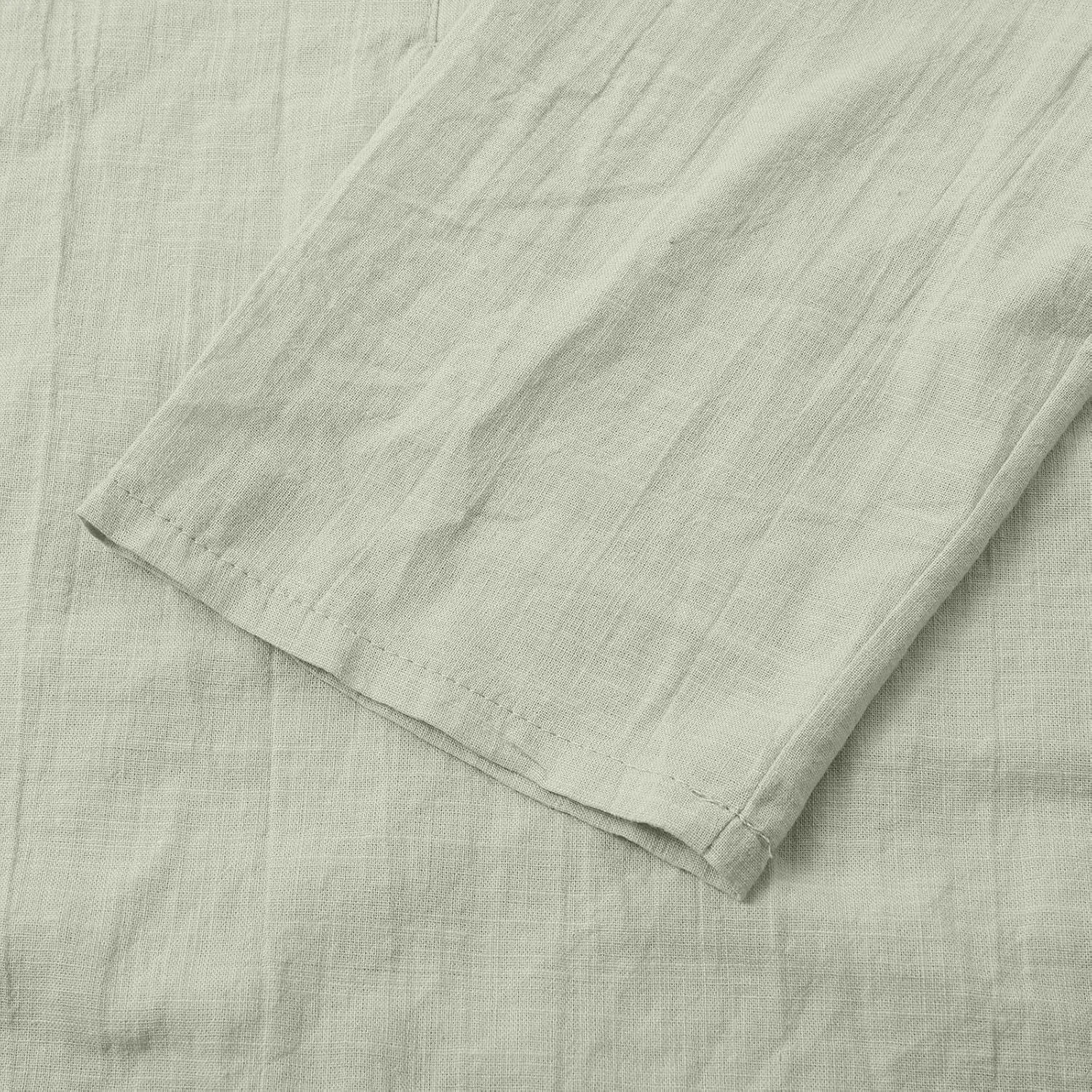 Linen Shirts for Women Flax Linen Clothing Cotton Linen Blouses Button Down Shirts Hemp Clothes Womens Gauze Tops 2025
