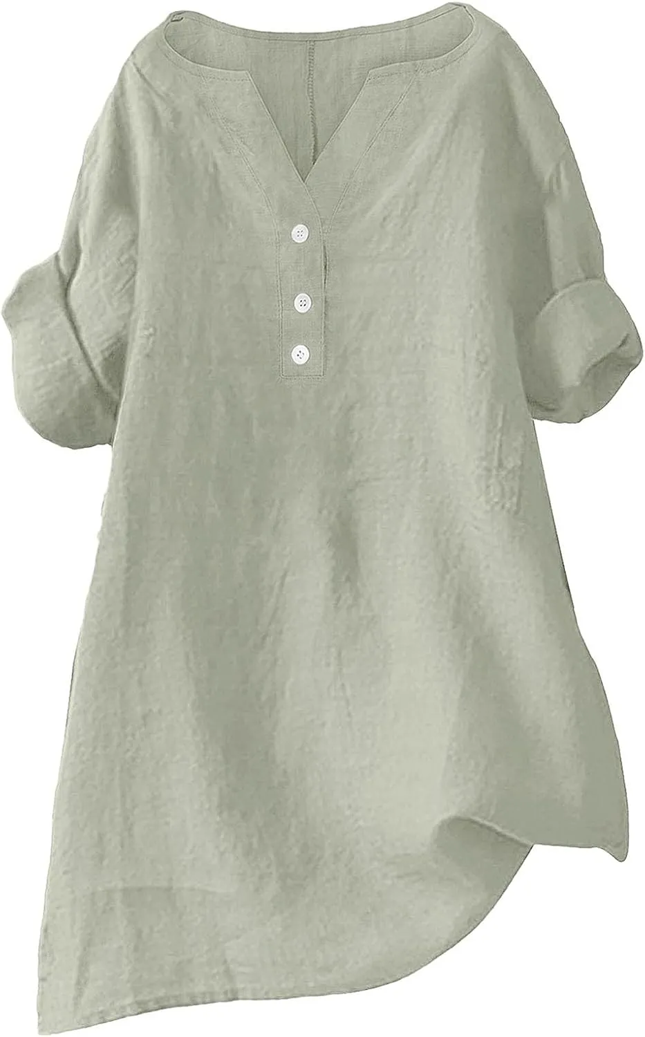Linen Shirts for Women Flax Linen Clothing Cotton Linen Blouses Button Down Shirts Hemp Clothes Womens Gauze Tops 2025