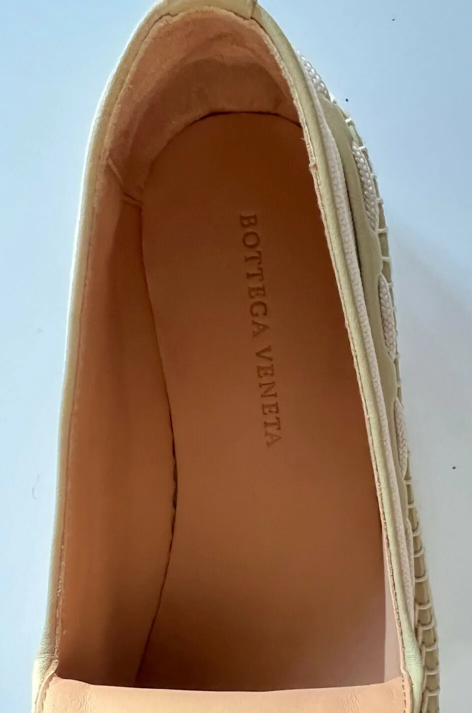 NIB $620 Bottega Veneta Women's Slip-on Espadrilles Shoes 7 US (37 Euro) 578386