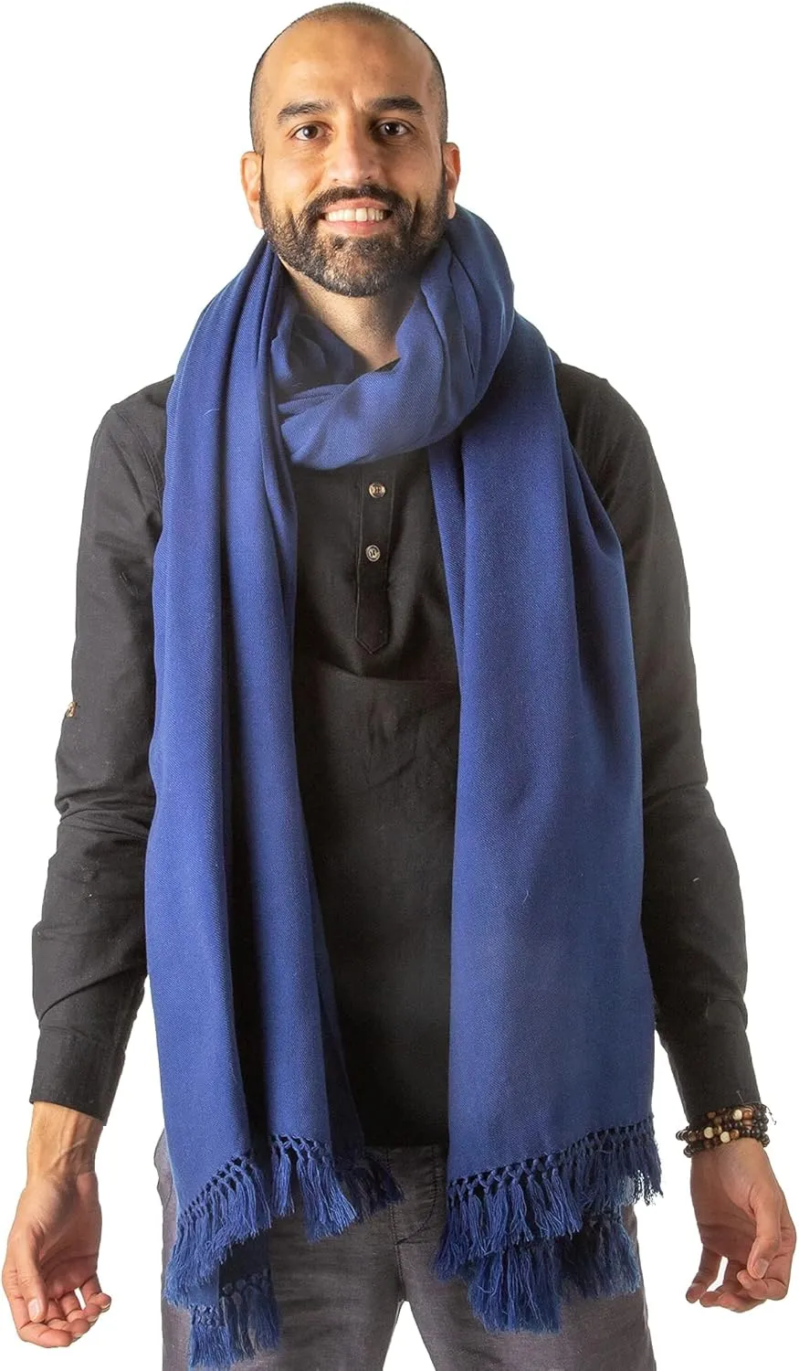 Om Shanti Crafts Meditation Shawl or Meditation Blanket, Shawl/Wrap, Oversize Scarf/Stole. Large. Unisex.