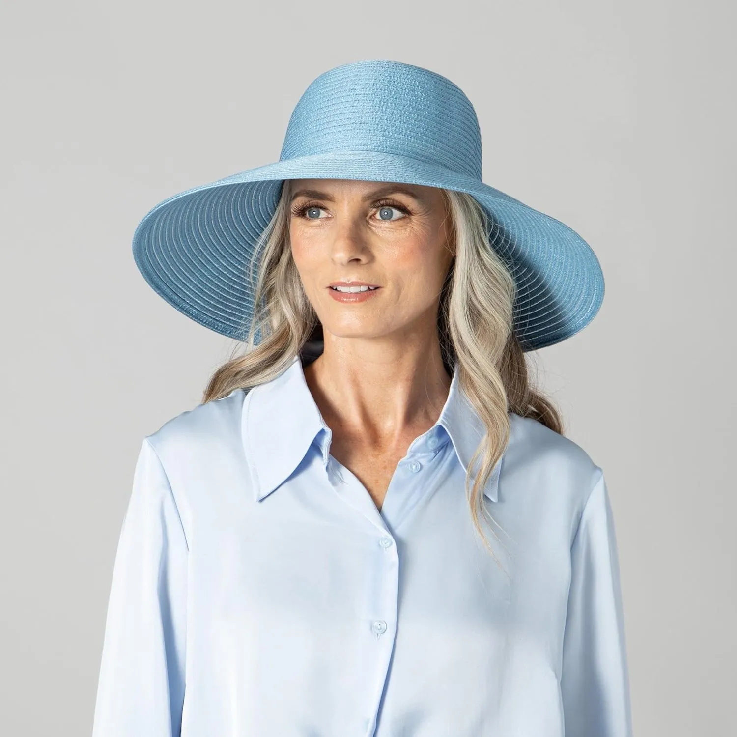 San Diego Hat Company Women’s Braided Sun Hat With Self-Tie Band, 5-Inch Brim