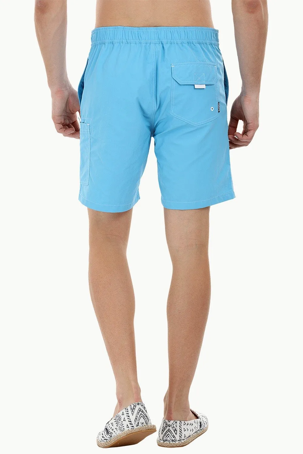 Side Stripe Nylon Swim Shorts