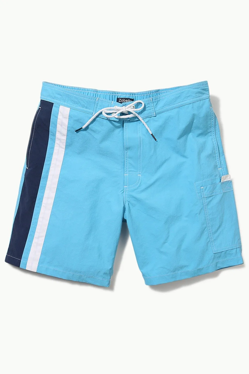 Side Stripe Nylon Swim Shorts