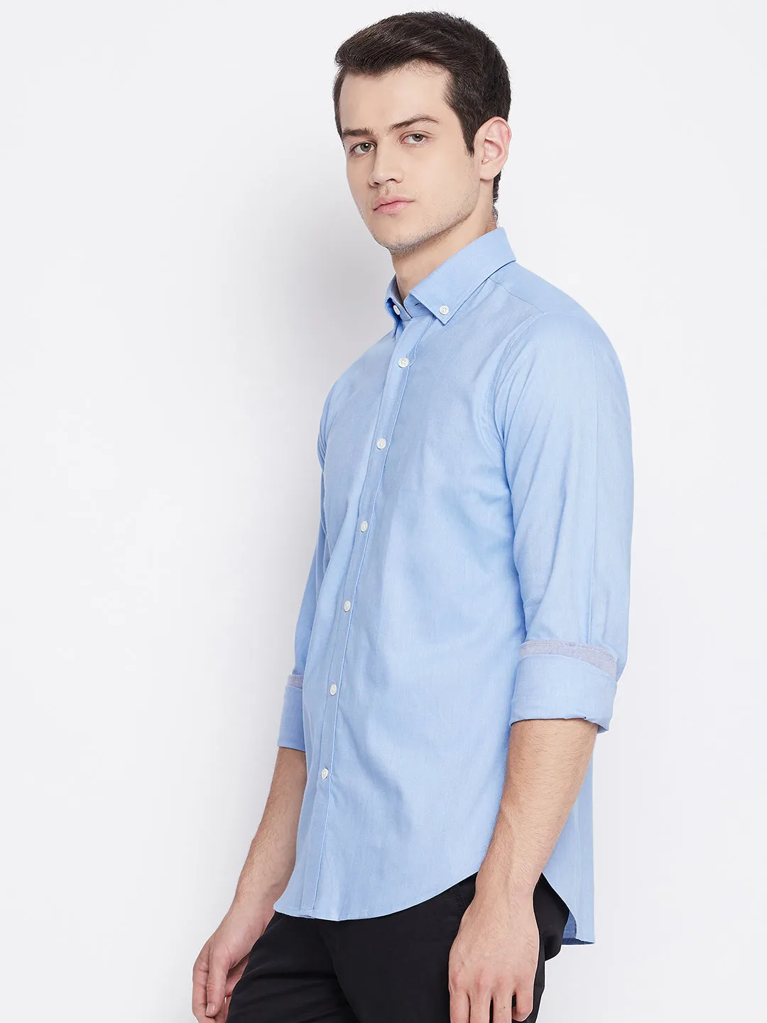 Sky Blue Oxford Cotton Shirt